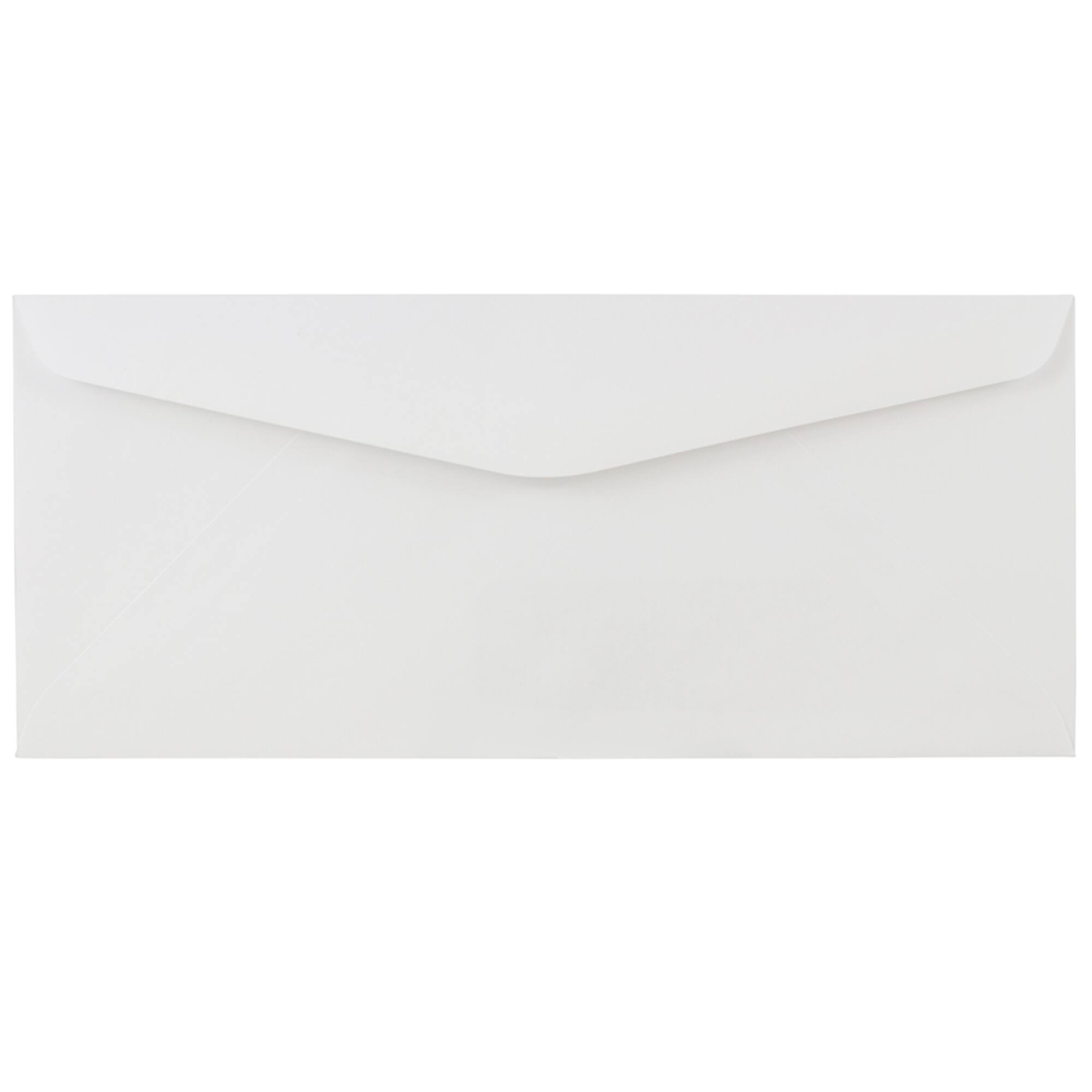 JAM Paper Bulk 4" x 9.5" White Commercial Window Envelopes